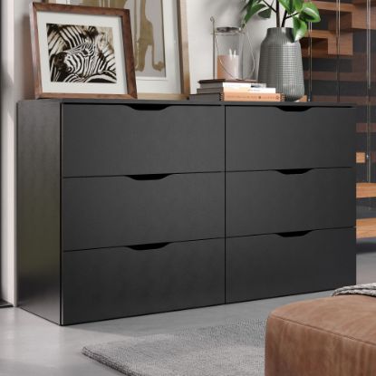Picture of Glan Black 6-Drawer Unit 