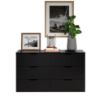 Picture of Glan Black 6-Drawer Unit 