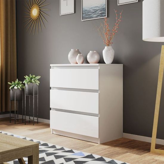 Picture of Milo White 3-Drawer Unit