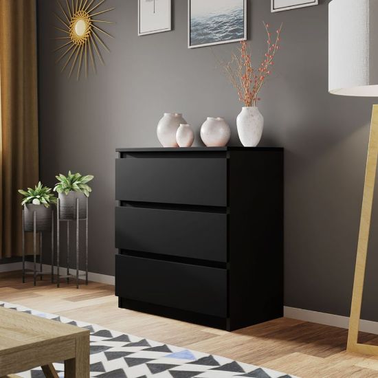 Picture of Milo Black 3-Drawer Unit 