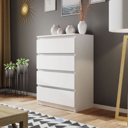 Picture of Milo White 4-Drawer Unit   