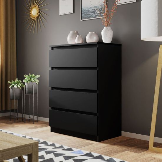 Picture of Milo Black 4-Drawer Unit  