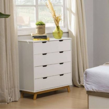 Picture of Danya White 4-Drawer Unit