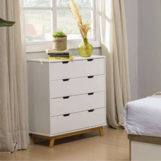 Picture of Danya White 4-Drawer Unit
