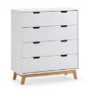 Picture of Danya White 4-Drawer Unit