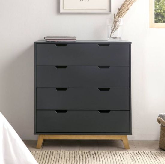 Picture of Danya Black 4-Drawer Unit 