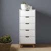 Picture of Danya White 5-Drawer Unit 