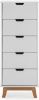 Picture of Danya White 5-Drawer Unit 