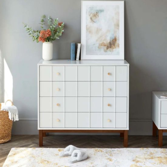 Picture of Marley White 4-Drawer Unit