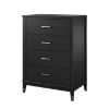 Picture of Eliana 4-Drawer Black 