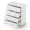 Picture of Lukas White 4-Drawer Unit
