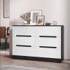 Picture of Lyle Black & White 6-Drawer Unit