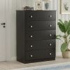 Picture of Miller Black 5-Drawer Unit