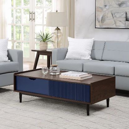 Picture of Ripple Brown & Navy Coffee Table  