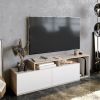 Picture of Zesty Lightbrown & White T.v Unit