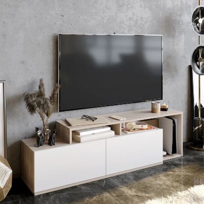 Picture of Zesty Lightbrown & White T.v Unit