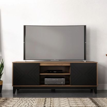 Picture of Spectrum Brown & Black T.v Unit