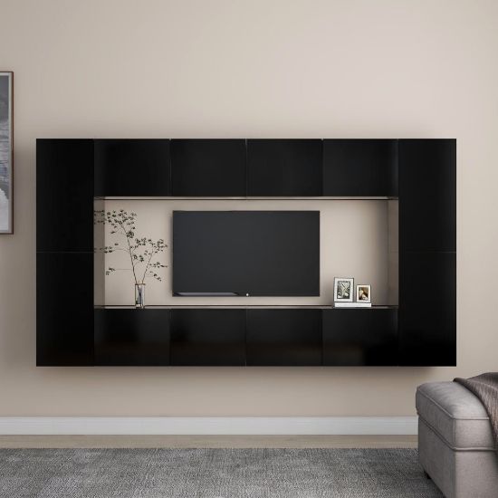 Picture of Deluxe Black Tv wall Mount 240cm * 120cm 