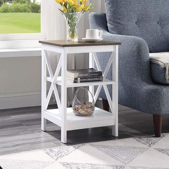 Picture of Perstige White Side Table 