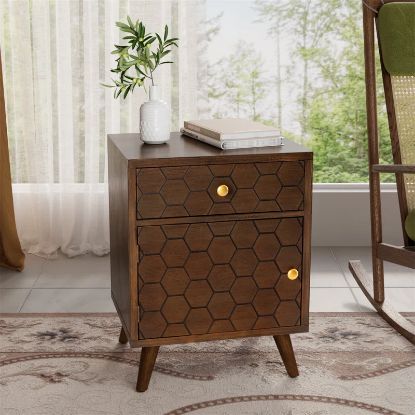 Picture of Basilco Brown Side Table